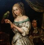 Toegeschreven aan Frans van Mieris (1689-1763) - Jonge vrouw, Antiek en Kunst