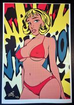 Tushikuni (1973) - Bomba Popart - Roy Lichtenstein vs Kuni, Antiek en Kunst, Kunst | Schilderijen | Modern