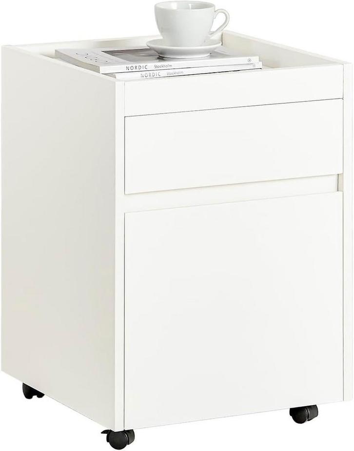 2eChoix | SoBuy Table dappoint sur roulettes - Max 25KG -, Huis en Inrichting, Tafels | Bijzettafels, Ophalen of Verzenden