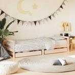 vidaXL Kinderbedframe met lades 90x190 cm massief grenenhout, Verzenden, Nieuw