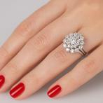 Ring - 18 karaat Witgoud - 2.50ct. tw. Diamant (Natuurlijk), Nieuw
