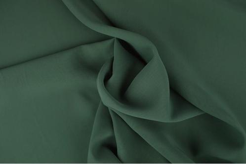 15 meter chiffon stof - oud groen, Hobby en Vrije tijd, Stoffen en Lappen, 120 cm of meer, 200 cm of meer, Groen, Nieuw, Polyester