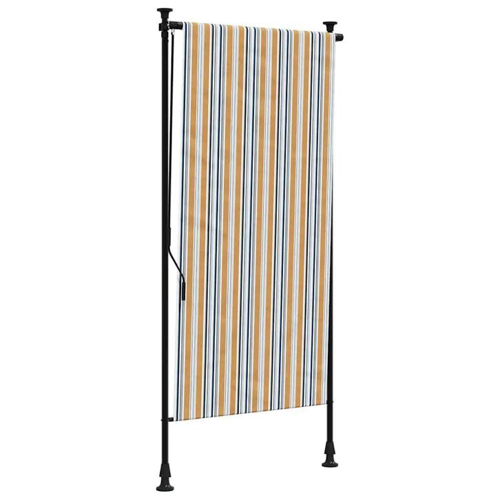 Rolgordijn Buiten 120x270 Geel/Wit | Retour Deal | 35% Ko..., Huis en Inrichting, Stoffering | Gordijnen en Lamellen, Nieuw, 200 cm of meer