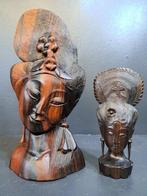 Twee Balinese dames - Statue - Indonésie (Sans Prix de, Antiek en Kunst