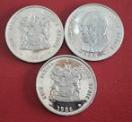 Zuid-Afrika. 1 Rand 1984-1986 PROOF (Lot of 3 Coins)