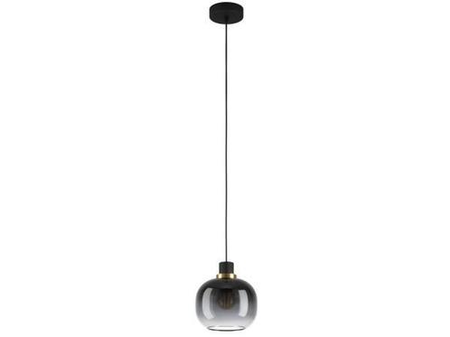 Veiling - EGLO Oilella hanglamp zwart/brass Ø190mm, Huis en Inrichting, Lampen | Hanglampen, Gebruikt