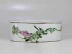 Doos - Porselein - Vogel en Bloemenbak
