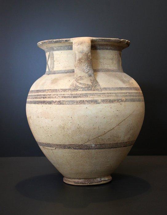 Cypriotisch Keramiek Amphora 700 - 600 v.Chr. Met TL-test., Verzamelen, Mineralen en Fossielen