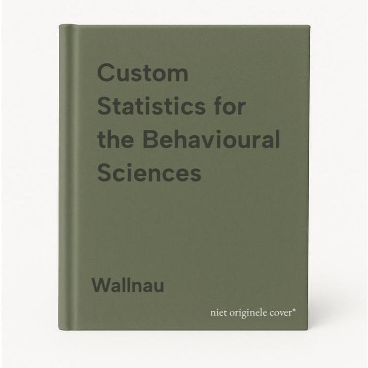 Custom Statistics for the Behavioural Sciences 9781473754195, Boeken, Taal | Engels, Gelezen, Verzenden
