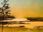 Thomas Krüger (1918-1984) - Le lac - Lithographie originale, Antiek en Kunst
