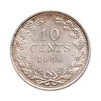 Nederland. Wilhelmina. 10 cent 1905 UNC (Zonder