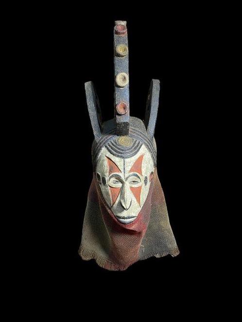 Dameshelm-65cm - igbo-50cm - Nigeria, Antiek en Kunst, Kunst | Niet-Westerse kunst