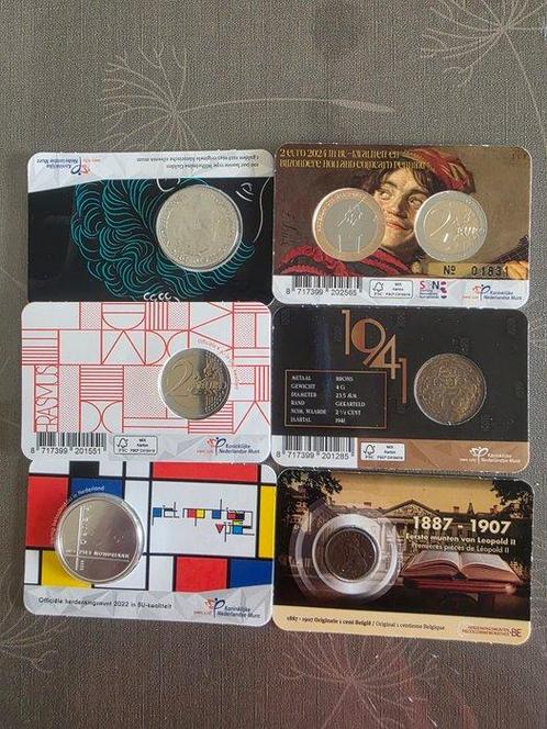 Pays-Bas. Coin Card 2021/2025 (6 stuks) (Sans Prix de, Postzegels en Munten, Munten | Europa | Euromunten