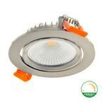 LED Inbouwspot - Varda - slim-fit - 5w - dim2warm - Zilver, Verzenden, Nieuw