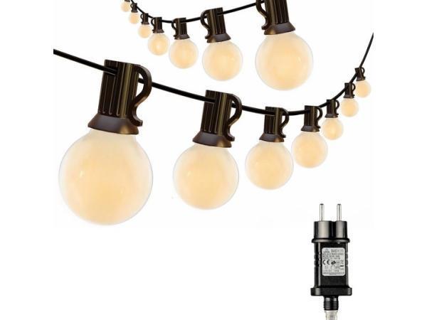 Veiling - JPro Frigus 20 Warm/Wit Lichtsnoer op Netstroom 5, Tuin en Terras, Buitenverlichting