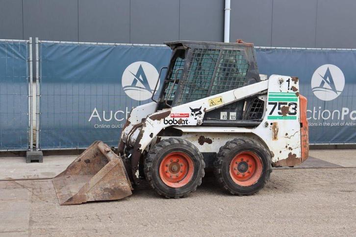 Veiling: Schranklader Bobcat 753 Diesel 1993, Articles professionnels, Machines & Construction | Grues & Excavatrices, Enlèvement