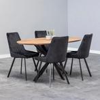 Mangohouten Eettafel Ovaal Julia 180x100 cm (2,5 cm), 100 tot 150 cm, Verzenden, Nieuw, Ovaal