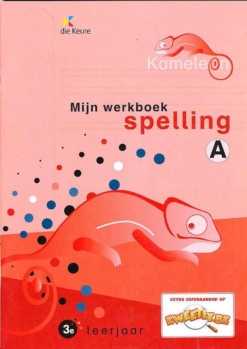 Kameleon Werkboek Spelling A 3e leerjaar, Livres, Livres scolaires, Envoi