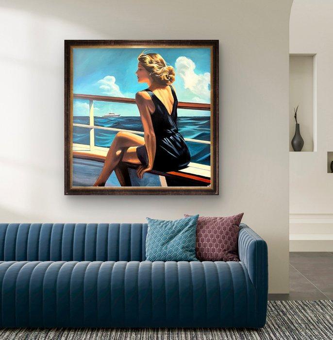 Le Yack - Fait main ! - œuvre unique - Éclats de mer et, Antiek en Kunst, Kunst | Schilderijen | Modern