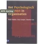 Het psychologisch contract in organisaties 9789052612065, Verzenden, Gelezen, P.J. Makin