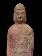 Chinois ancien - Statuette de la dynastie Tang - Attendant -