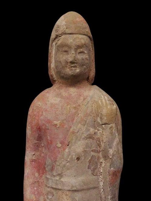 Chinois ancien - Statuette de la dynastie Tang - Attendant -, Antiek en Kunst, Antiek | Overige Antiek