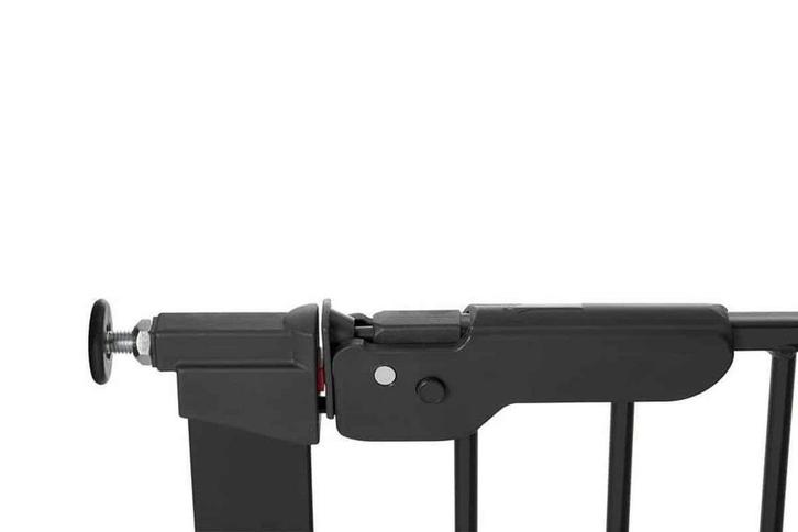 BabyDan Premiergate klemhekje Zwart met 1 spijl uitbreiding, Kinderen en Baby's, Traphekjes, Zo goed als nieuw, Verzenden