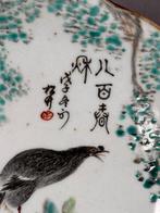 Bord - Porselein - een voetbord, Antiek en Kunst