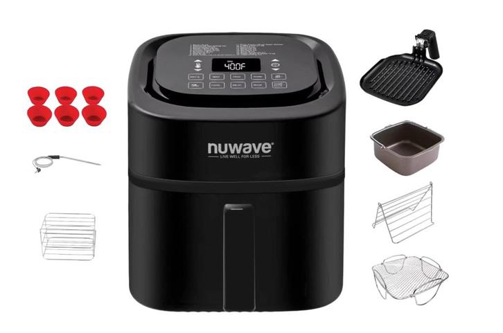 2dekans | Nuwave – Digitale Heteluchtfriteuse – 6 l & 1800, Elektronische apparatuur, Stofzuigers, Ophalen of Verzenden