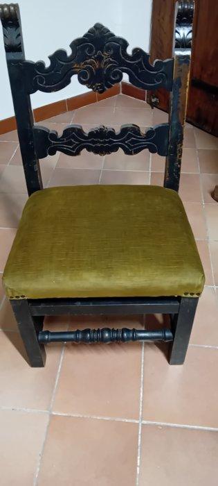 Stoel (4) - hard hout, Antiek en Kunst, Antiek | Overige Antiek