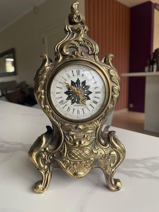 Klok - Mercedes - - Verguld brons - 1960-1970 - tafelklok, Antiek en Kunst, Curiosa en Brocante