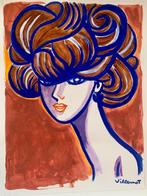 Bernard Villemot - Lithographie originale Contrex, Antiek en Kunst