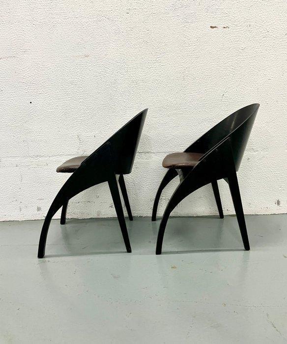 Scarabat - Pascal Mourgue - Galateo - Stoel (2) - Hout, doek, Antiek en Kunst, Antiek | Meubels | Stoelen en Sofa's