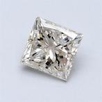 1 pcs Diamant  (Natuurlijk)  - 0.91 ct - Carré - H - P1 -, Nieuw