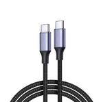 DrPhone USB C naar USB C Gevlochten Kabel - 3A - Snelle, Verzenden