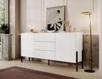 Meubella Dressoir Jordy wit 184 cm, Huis en Inrichting, Kasten | Dressoirs, Verzenden, Nieuw, 25 tot 50 cm, 150 tot 200 cm
