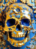 Dead Head (1972) - Blue Eyes Skull (Oeuvre unique)