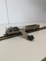 Minitrix N - Modeltrein goederenwagonset (1) - 2 wagens en 2, Hobby & Loisirs créatifs, Trains miniatures | Échelle N