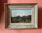 Ernest Victor Hareaux (1847-1909) - Landschap met boerderij, Antiek en Kunst