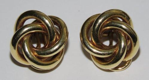 Oorbellen - 14 karaat Geel goud - Gouden oorclips 14 karaat, Handtassen en Accessoires, Oorbellen