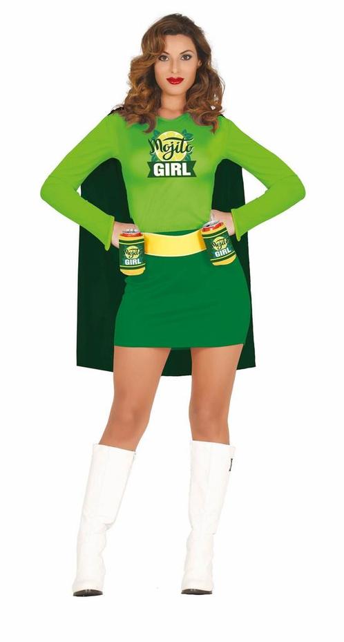 Miss Mojito Kostuum Dames, Kleding | Dames, Carnavalskleding en Feestkleding, Nieuw, Verzenden