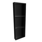 In Of Opbouwnis BWS 59.5x29.5x8 cm met 3 Schappen Mat Zwart, Doe-het-zelf en Bouw, Ophalen of Verzenden, Nieuw, Bad