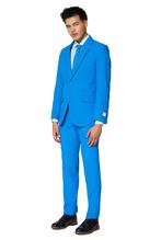 Blauw Pak Heren OppoSuits, Vêtements | Hommes, Costumes de carnaval & Vêtements de fête, Verzenden