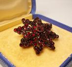 Zonder minimumprijs - Broche messing - 25.00ct. tw. Granaat