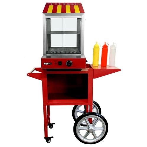 KuKoo Commerciële Hotdog Machine + Kar, Articles professionnels, Horeca | Équipement de cuisine, Envoi