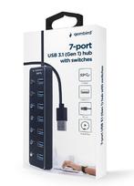 Gembird USB splitter naar 7 (USB 3.1) poorten (type -A) h..., Ophalen of Verzenden