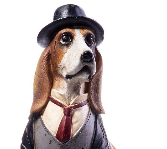 Beeldje - Dressed dog - Hars, Antiquités & Art, Art | Objets design