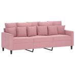 Roze Fluweelbank 180cm | Retour Deal | 35% Korting!, Huis en Inrichting, Overige materialen, Verzenden, 150 tot 200 cm, 75 tot 100 cm