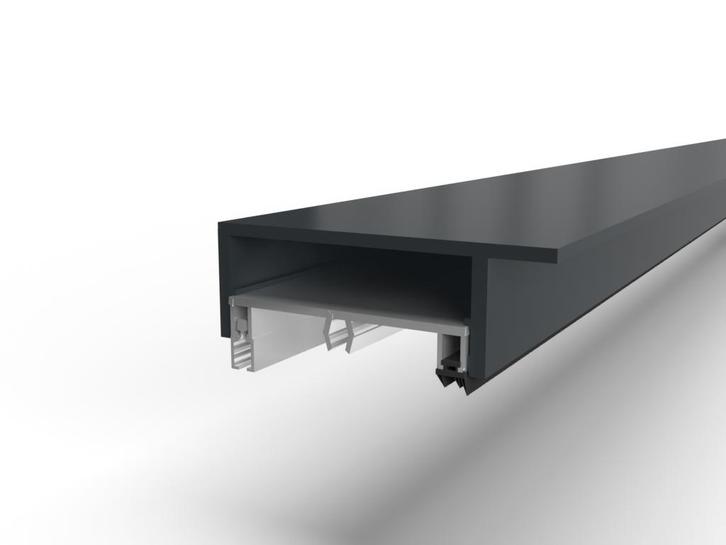 Complete profielset bovenzijde-1500 mm-Antraciet gelijkend R, Doe-het-zelf en Bouw, Glas en Ramen, Nieuw, Verzenden