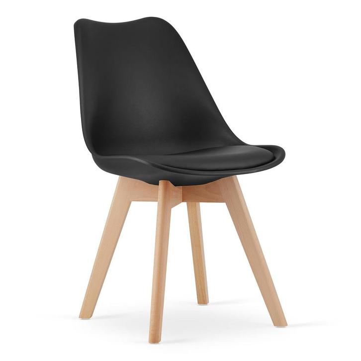 Eetkamerstoel MARK - set van 4 eettafel stoelen - zwart, Huis en Inrichting, Tafels | Eettafels, Nieuw, Ophalen of Verzenden